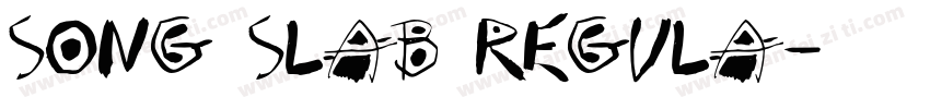Song Slab Regula字体转换